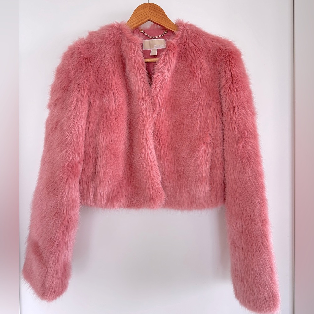 Michael Kors Faux Fur Jacket